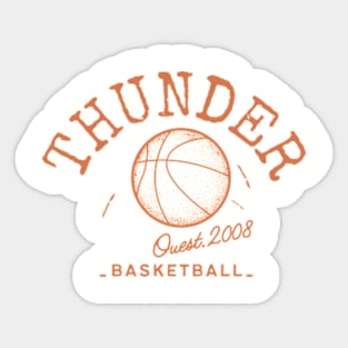 okc thunder Sticker